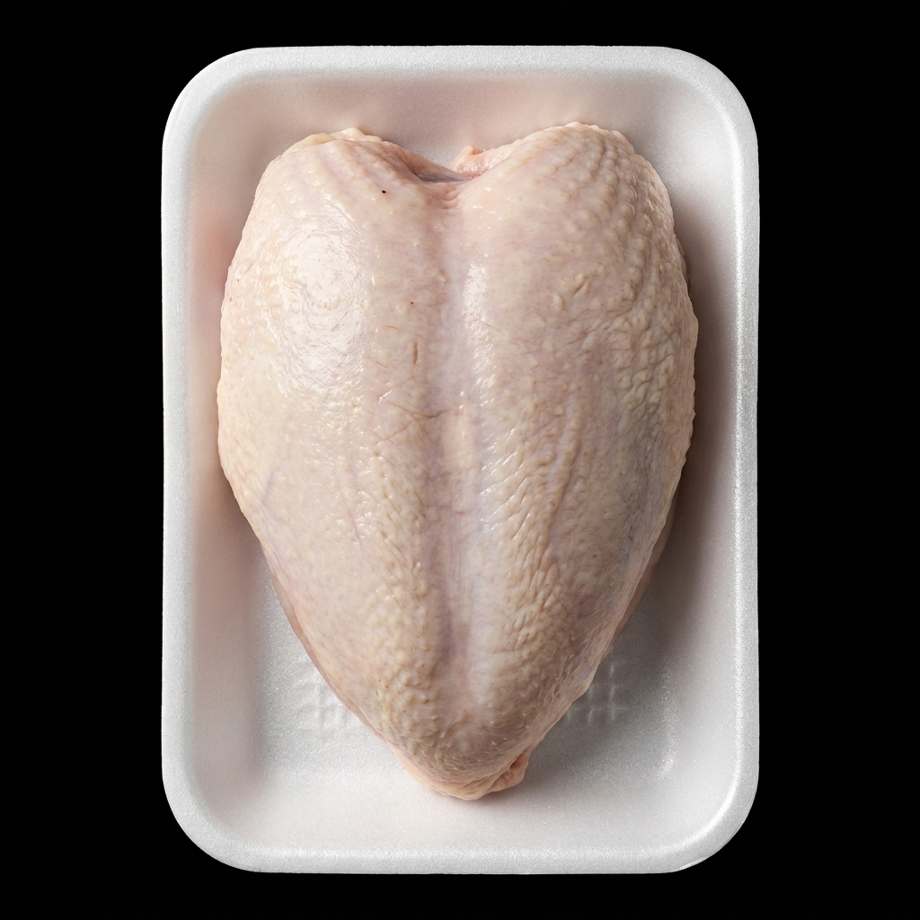 Pechuga de pollo con hueso