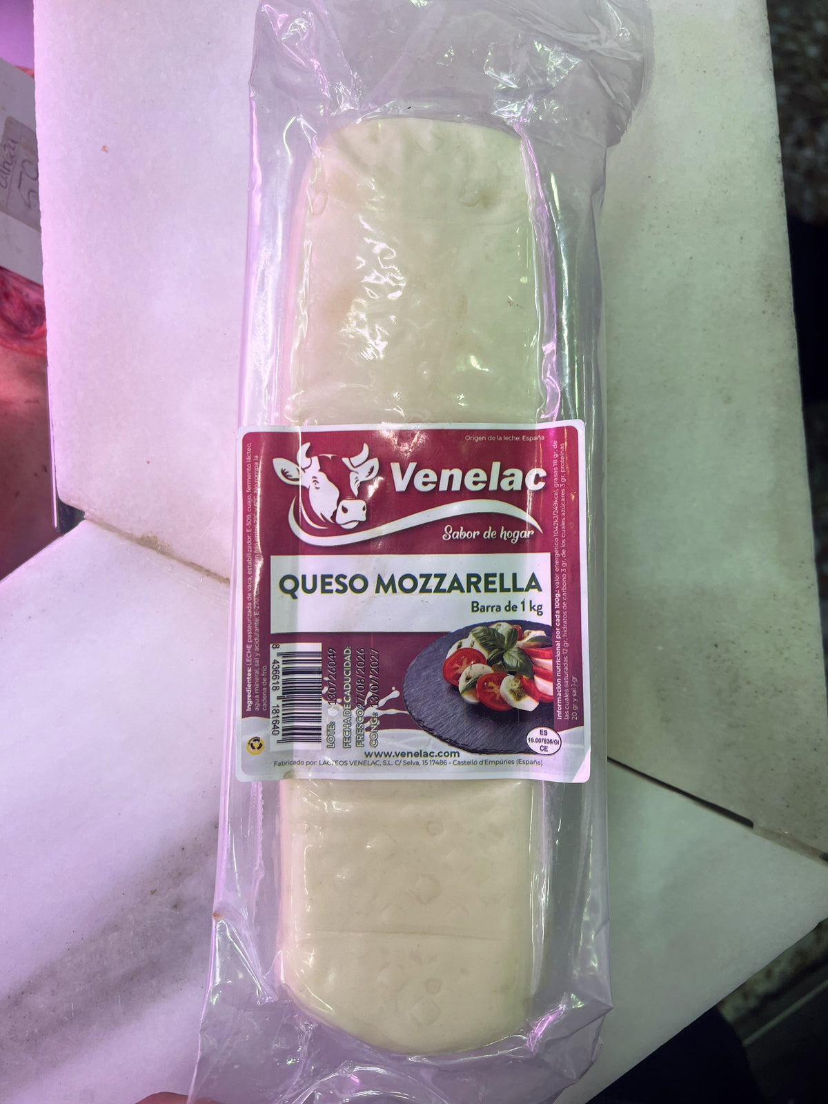 Queso mozzarella