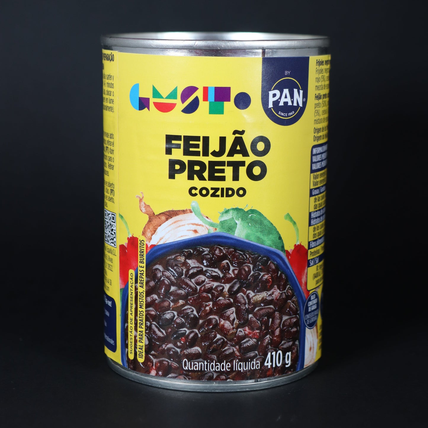 Caraotas Pan guisadas (410g)