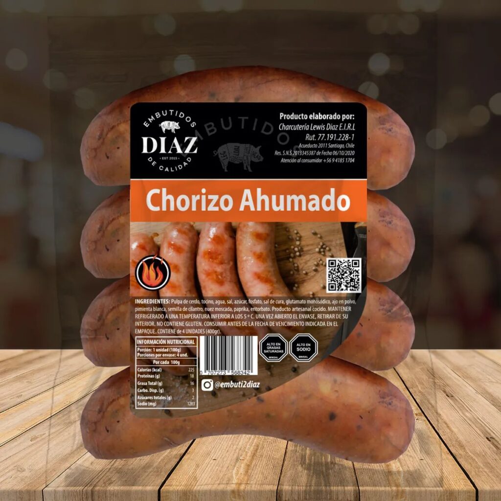 Chorizo ahumado (4 unidades)