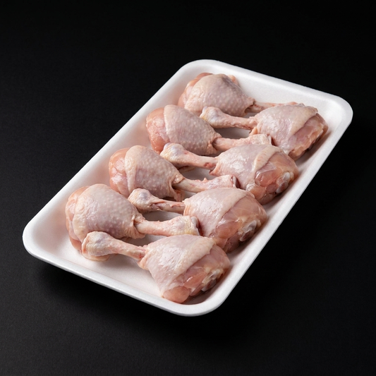 Chupetas de pollo cruda