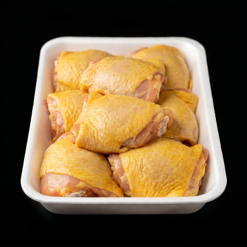 Contramuslo de pollo amarillo