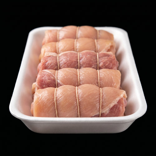 Enrollados de pollo y cerdo