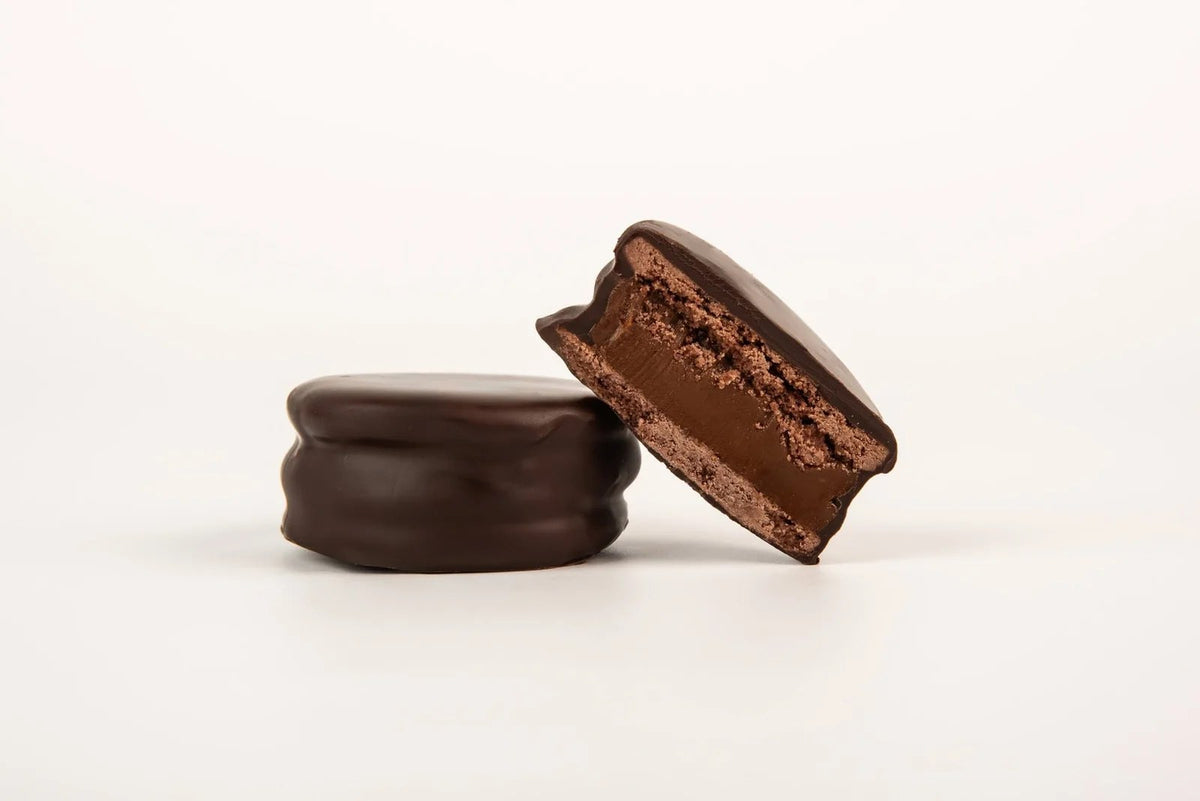 Alfajor Furia dulce de leche con chocolate