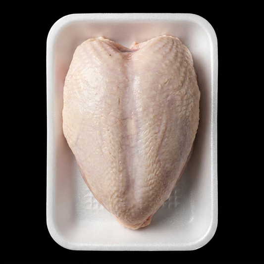 Pechuga de pollo con hueso