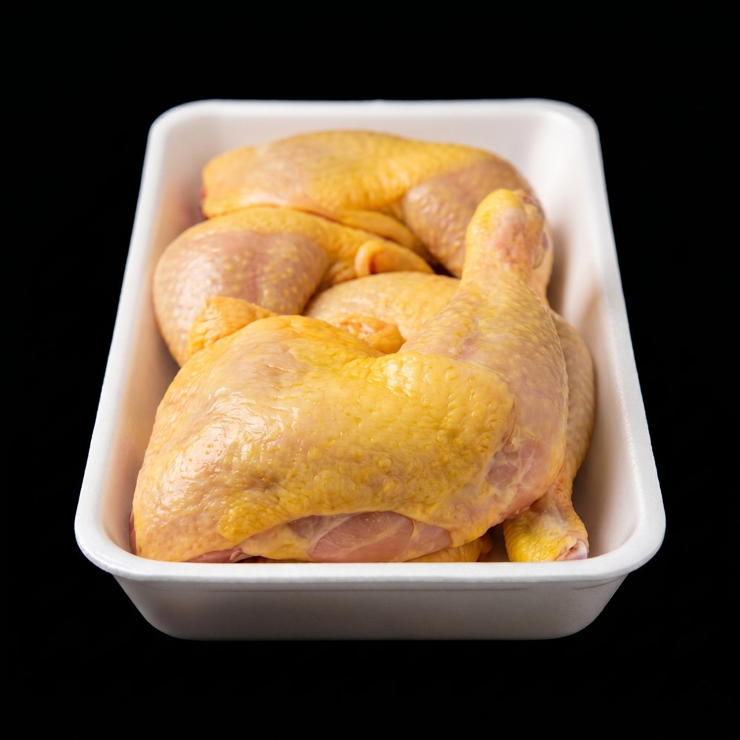 Trasero de pollo amarillo